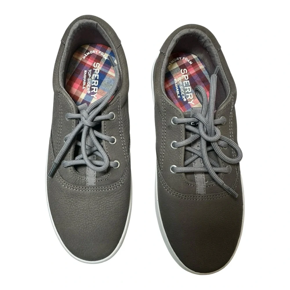 Sperry Kids Topsider Leather/Suede‎ Sneakers Size 3.5M